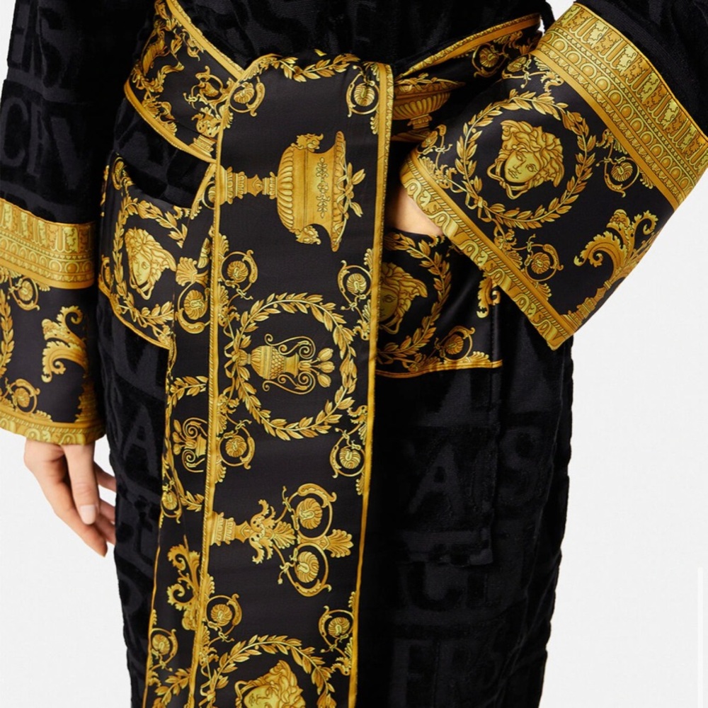 Unisex Versace Baroque Bathroom Robe